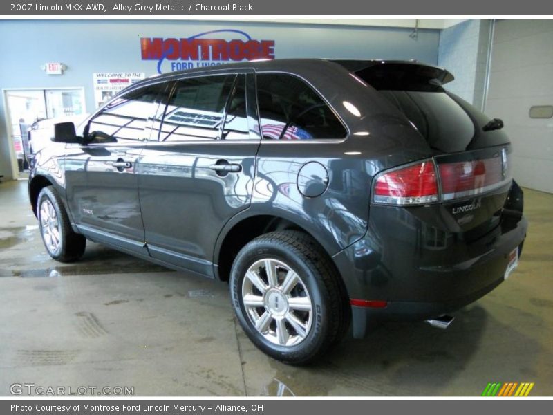 Alloy Grey Metallic / Charcoal Black 2007 Lincoln MKX AWD