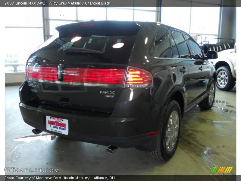 Alloy Grey Metallic / Charcoal Black 2007 Lincoln MKX AWD