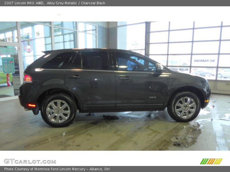 Alloy Grey Metallic / Charcoal Black 2007 Lincoln MKX AWD