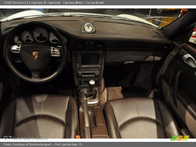  2008 911 Carrera 4S Cabriolet Cocoa Brown Interior