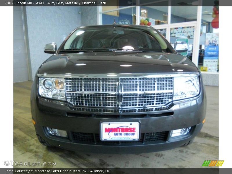 Alloy Grey Metallic / Charcoal Black 2007 Lincoln MKX AWD