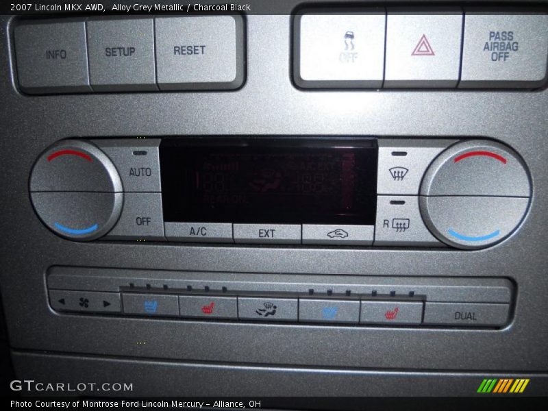 Alloy Grey Metallic / Charcoal Black 2007 Lincoln MKX AWD