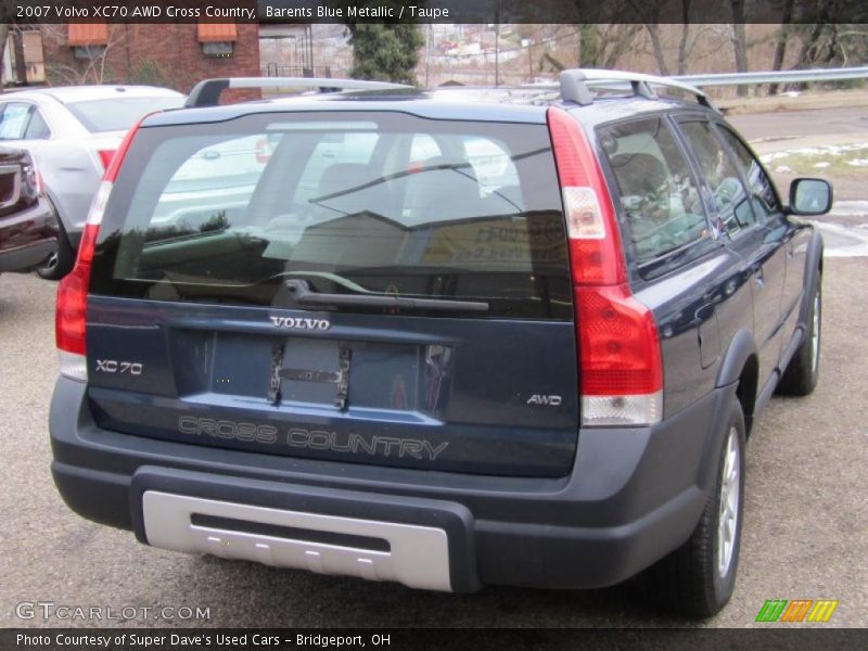 Barents Blue Metallic / Taupe 2007 Volvo XC70 AWD Cross Country