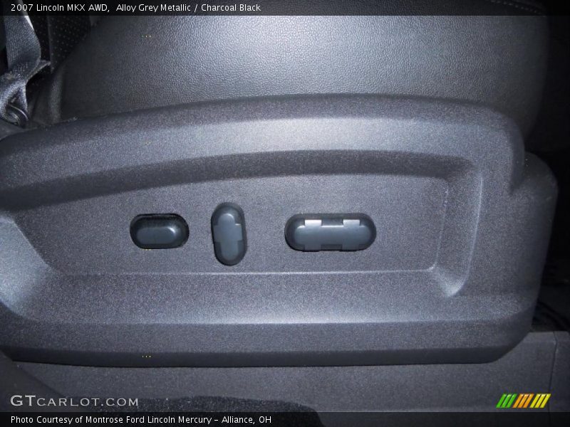 Alloy Grey Metallic / Charcoal Black 2007 Lincoln MKX AWD