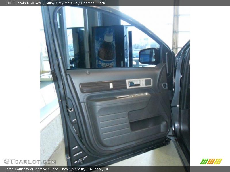 Alloy Grey Metallic / Charcoal Black 2007 Lincoln MKX AWD