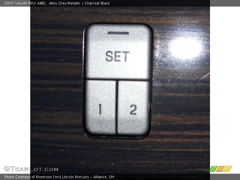 Alloy Grey Metallic / Charcoal Black 2007 Lincoln MKX AWD
