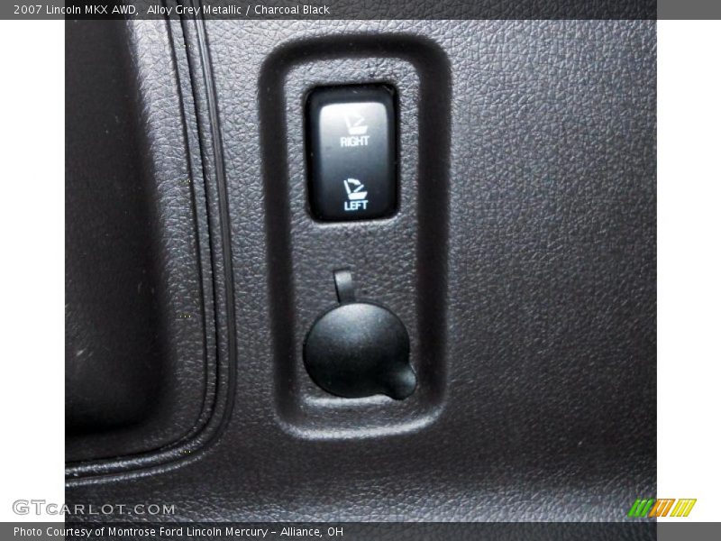 Alloy Grey Metallic / Charcoal Black 2007 Lincoln MKX AWD