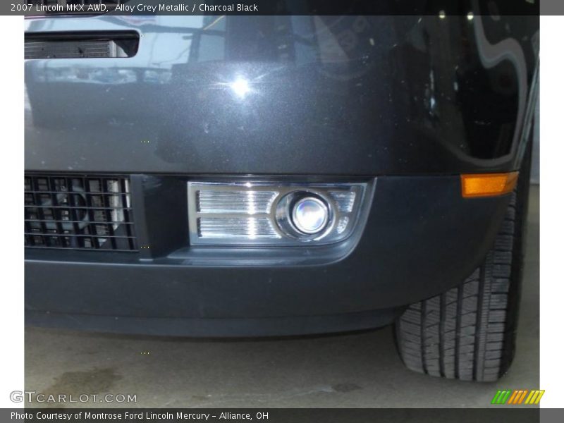 Alloy Grey Metallic / Charcoal Black 2007 Lincoln MKX AWD