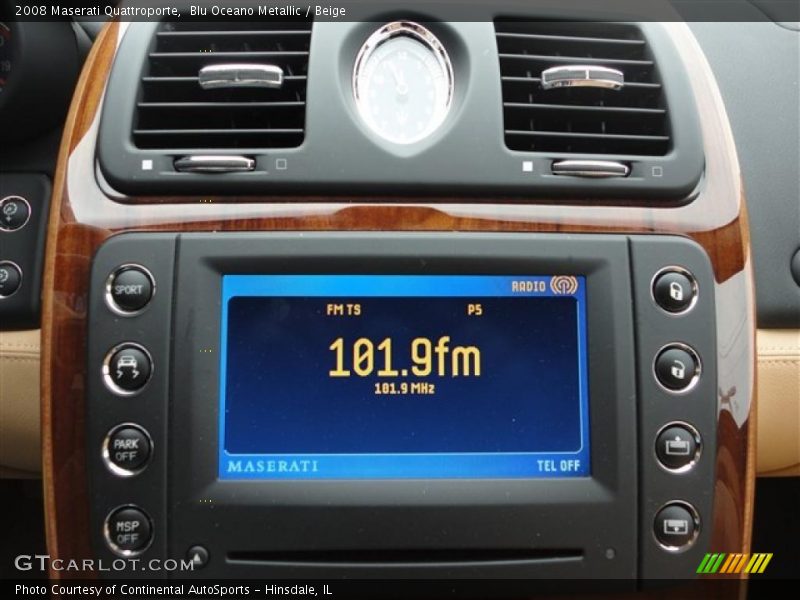 Controls of 2008 Quattroporte 