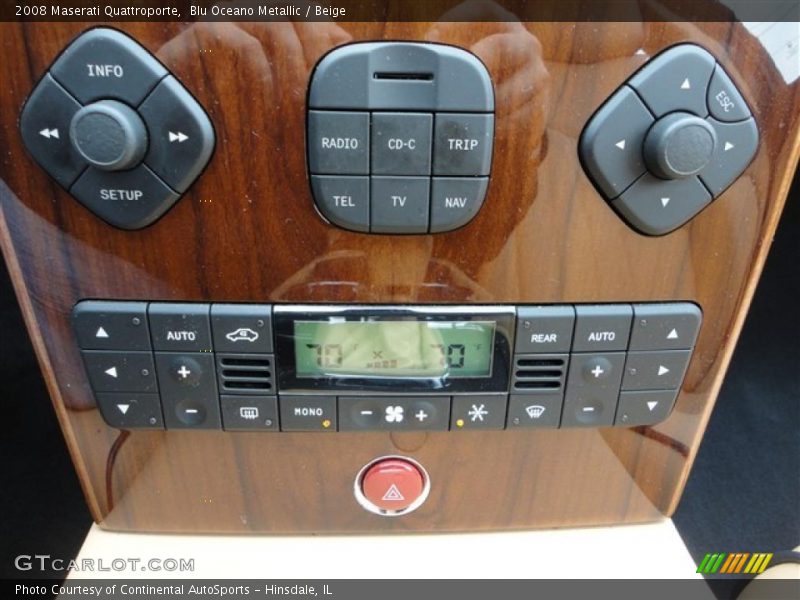 Controls of 2008 Quattroporte 