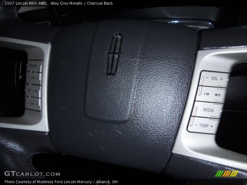 Alloy Grey Metallic / Charcoal Black 2007 Lincoln MKX AWD