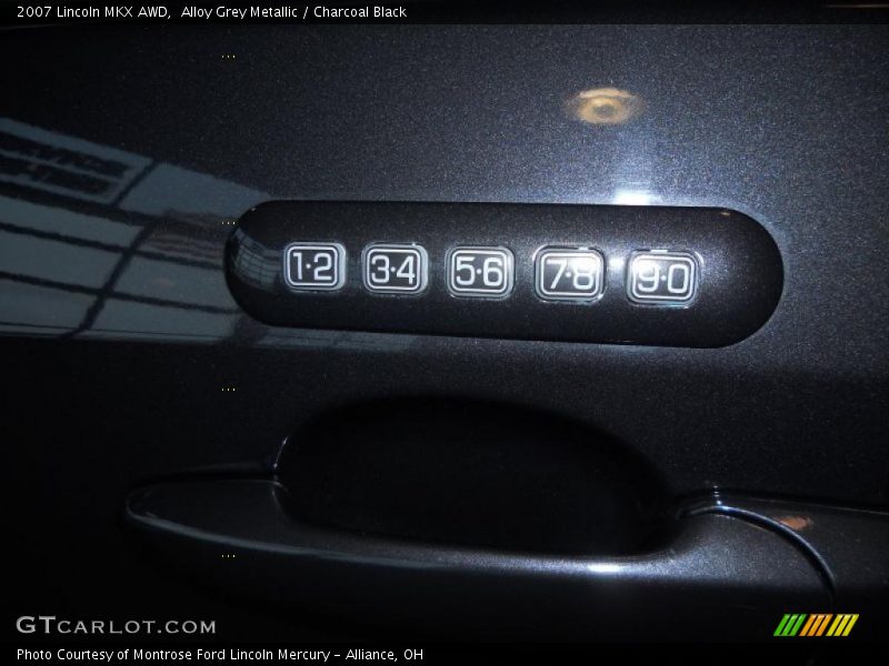 Alloy Grey Metallic / Charcoal Black 2007 Lincoln MKX AWD