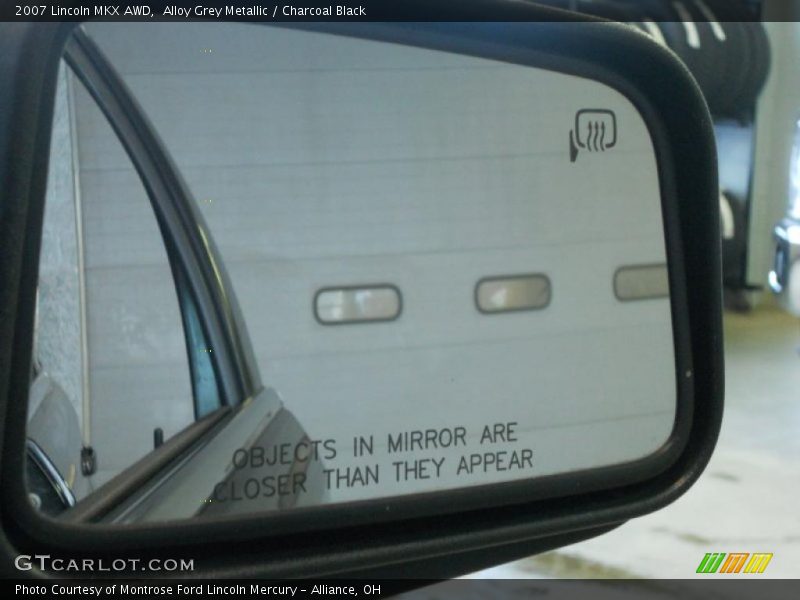Alloy Grey Metallic / Charcoal Black 2007 Lincoln MKX AWD