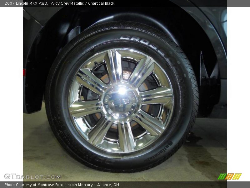 Alloy Grey Metallic / Charcoal Black 2007 Lincoln MKX AWD