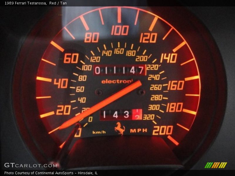  1989 Testarossa   Gauges