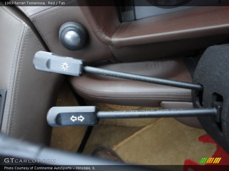 Controls of 1989 Testarossa 