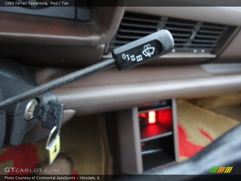 Controls of 1989 Testarossa 