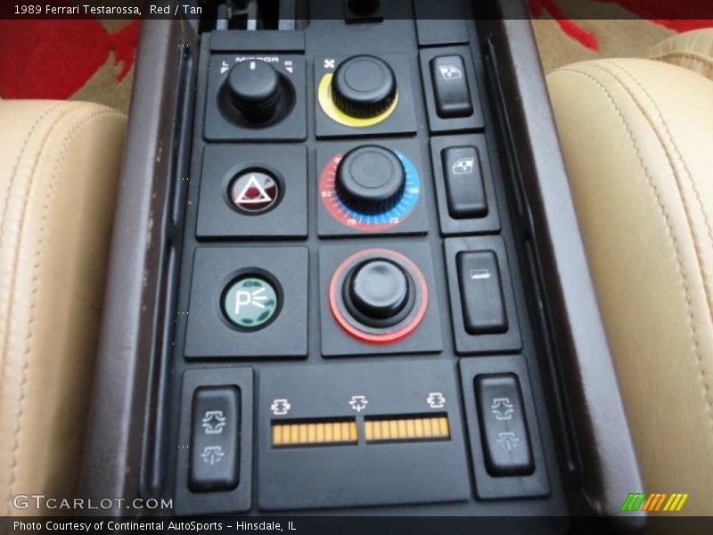 Controls of 1989 Testarossa 
