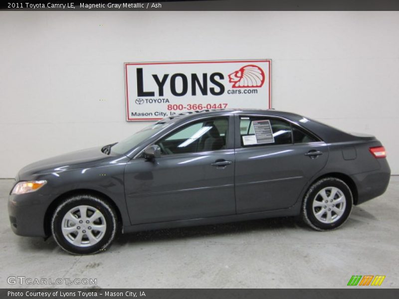 Magnetic Gray Metallic / Ash 2011 Toyota Camry LE