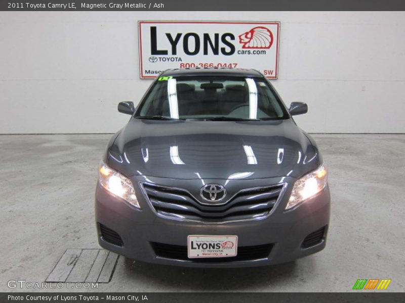 Magnetic Gray Metallic / Ash 2011 Toyota Camry LE