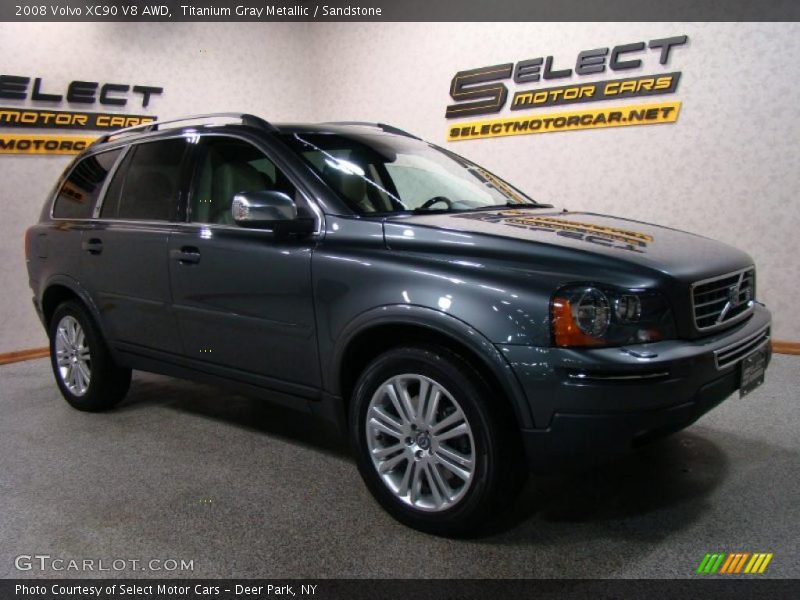 Titanium Gray Metallic / Sandstone 2008 Volvo XC90 V8 AWD