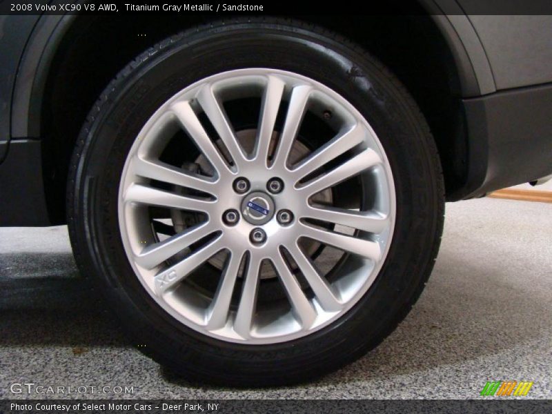 Titanium Gray Metallic / Sandstone 2008 Volvo XC90 V8 AWD