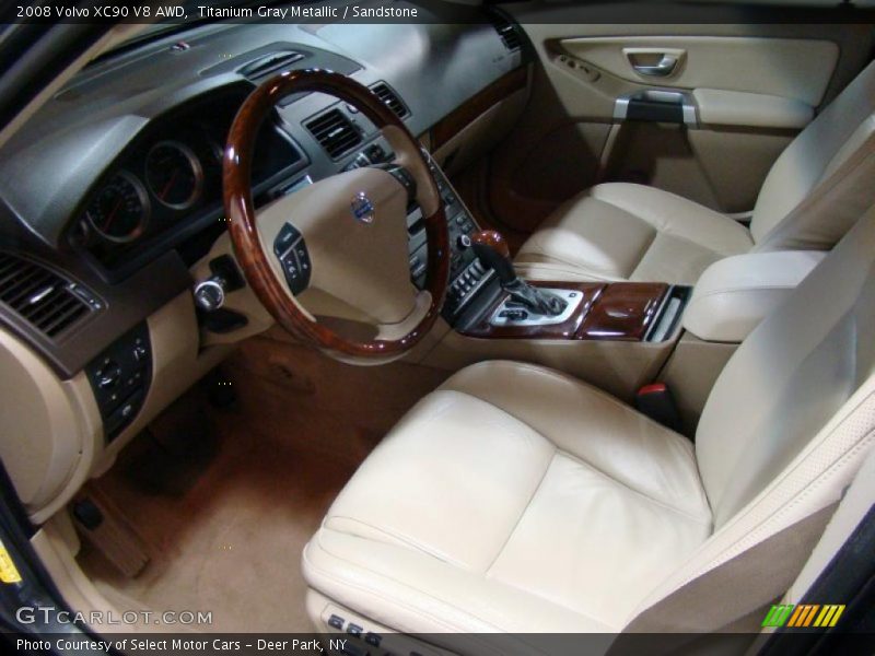 Titanium Gray Metallic / Sandstone 2008 Volvo XC90 V8 AWD