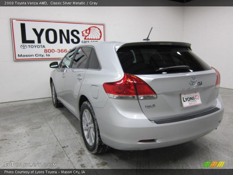 Classic Silver Metallic / Gray 2009 Toyota Venza AWD