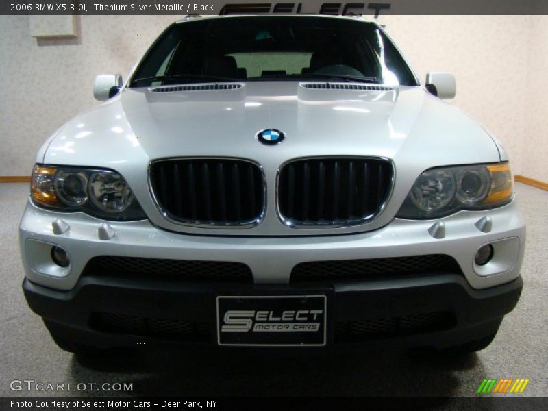 Titanium Silver Metallic / Black 2006 BMW X5 3.0i