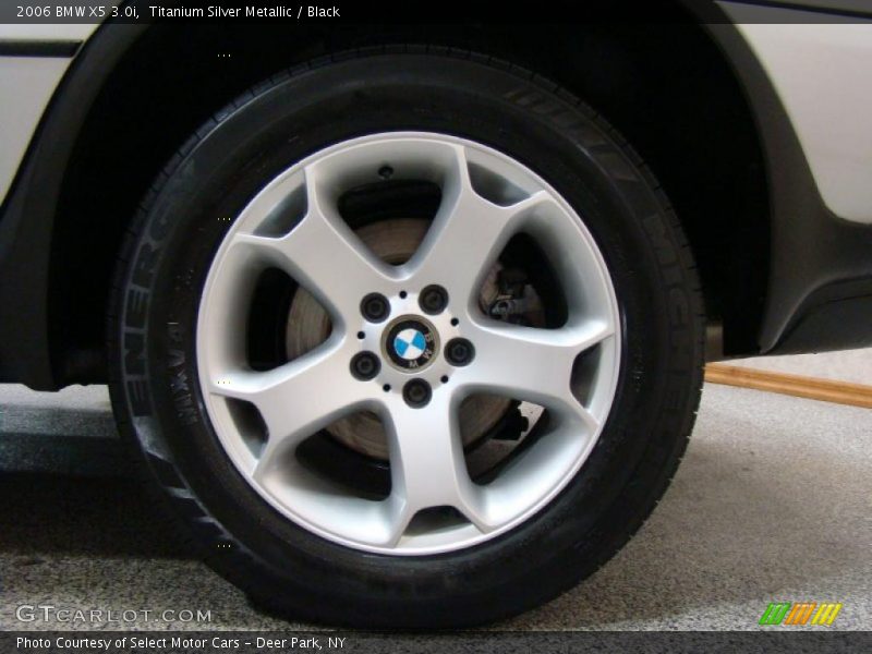 Titanium Silver Metallic / Black 2006 BMW X5 3.0i