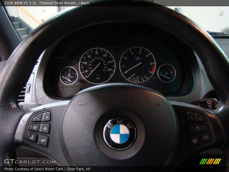 Titanium Silver Metallic / Black 2006 BMW X5 3.0i