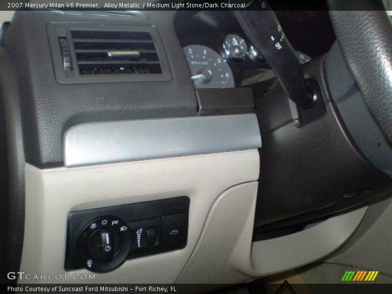 Alloy Metallic / Medium Light Stone/Dark Charcoal 2007 Mercury Milan V6 Premier