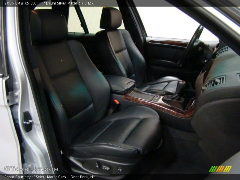 Titanium Silver Metallic / Black 2006 BMW X5 3.0i