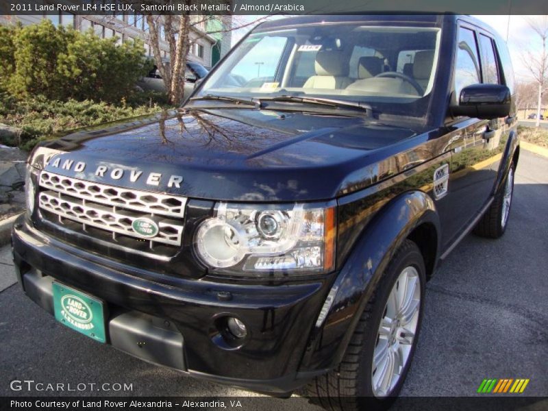 Santorini Black Metallic / Almond/Arabica 2011 Land Rover LR4 HSE LUX