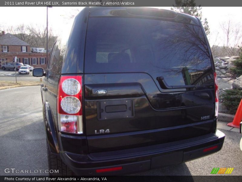 Santorini Black Metallic / Almond/Arabica 2011 Land Rover LR4 HSE LUX