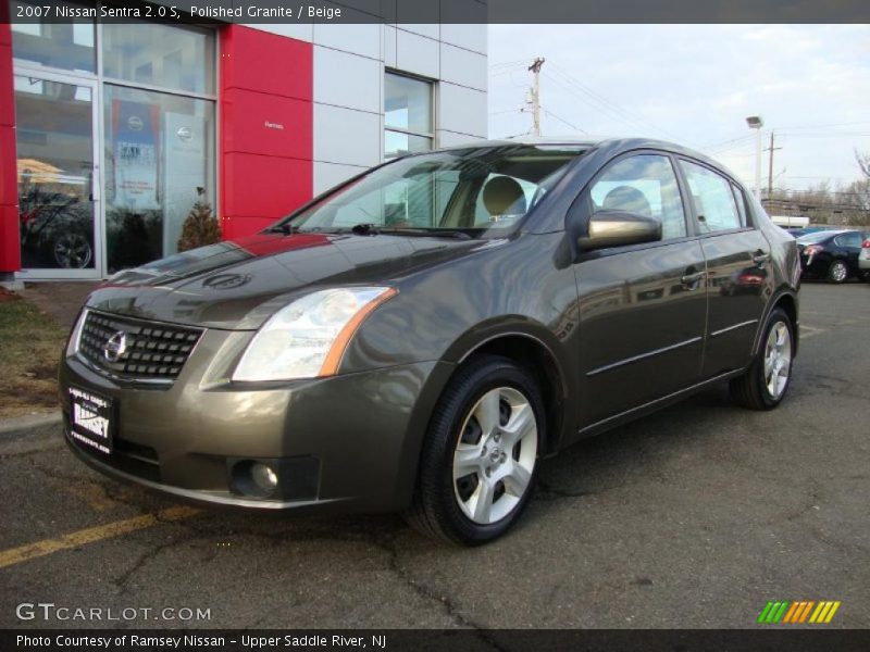 Polished Granite / Beige 2007 Nissan Sentra 2.0 S