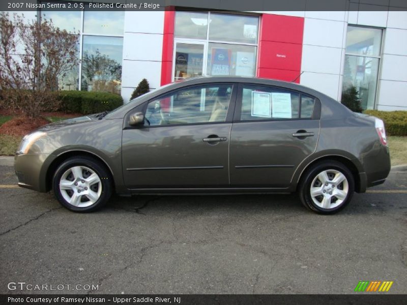 Polished Granite / Beige 2007 Nissan Sentra 2.0 S