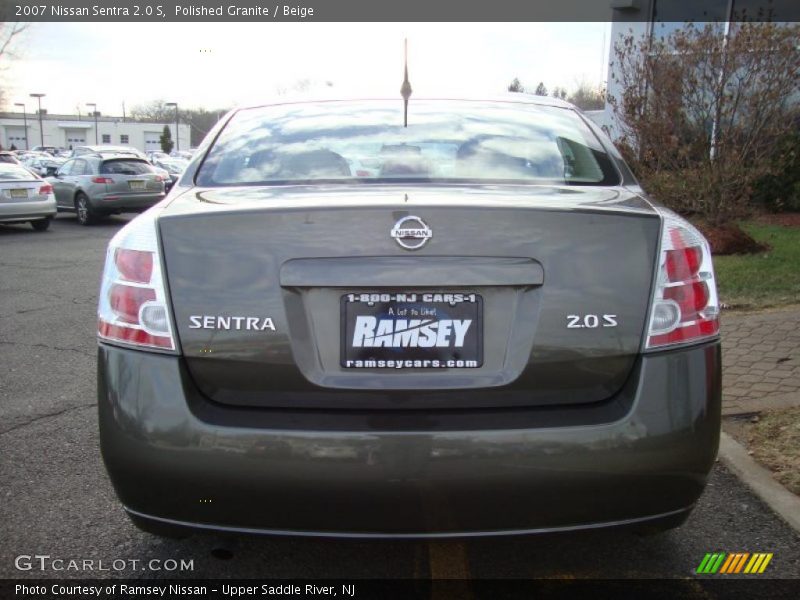 Polished Granite / Beige 2007 Nissan Sentra 2.0 S