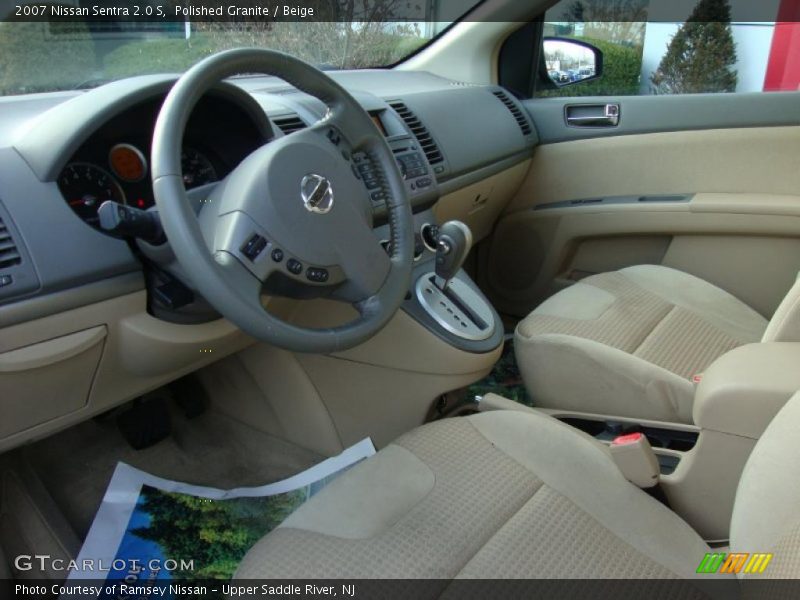 Polished Granite / Beige 2007 Nissan Sentra 2.0 S