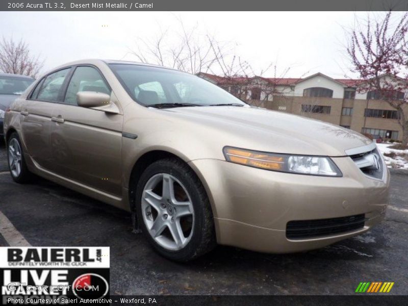 Desert Mist Metallic / Camel 2006 Acura TL 3.2