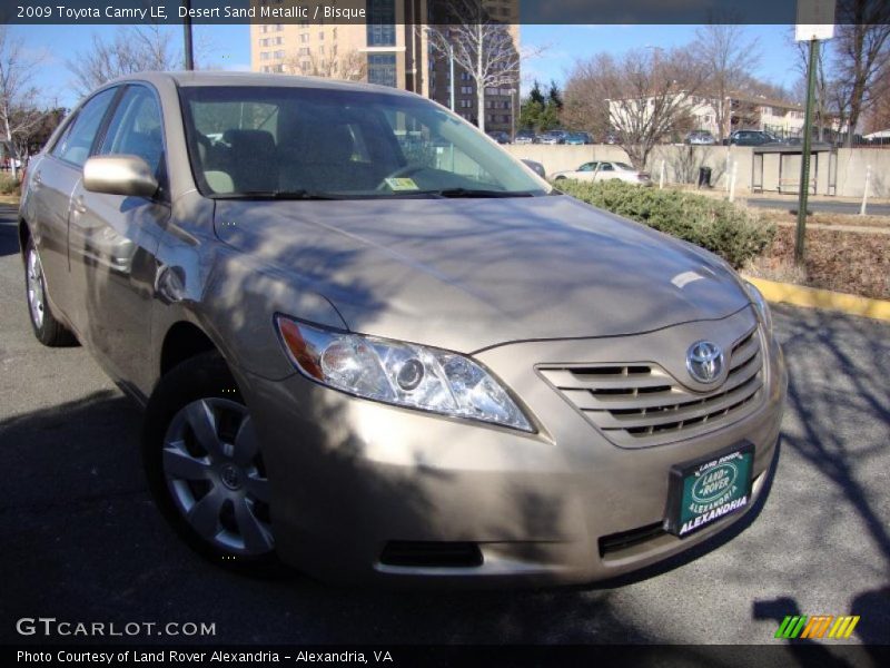 Desert Sand Metallic / Bisque 2009 Toyota Camry LE