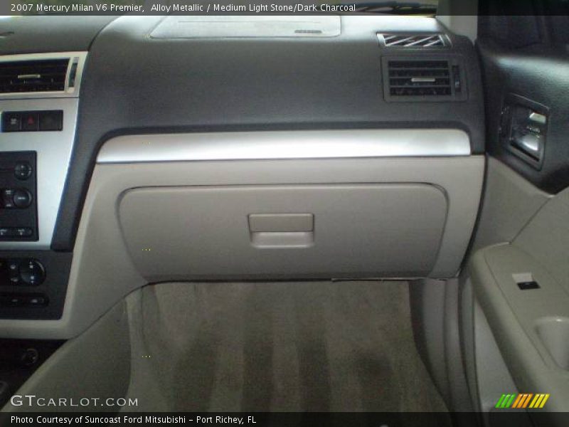 Alloy Metallic / Medium Light Stone/Dark Charcoal 2007 Mercury Milan V6 Premier