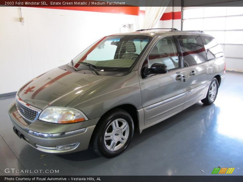 Estate Green Metallic / Medium Parchment 2003 Ford Windstar SEL