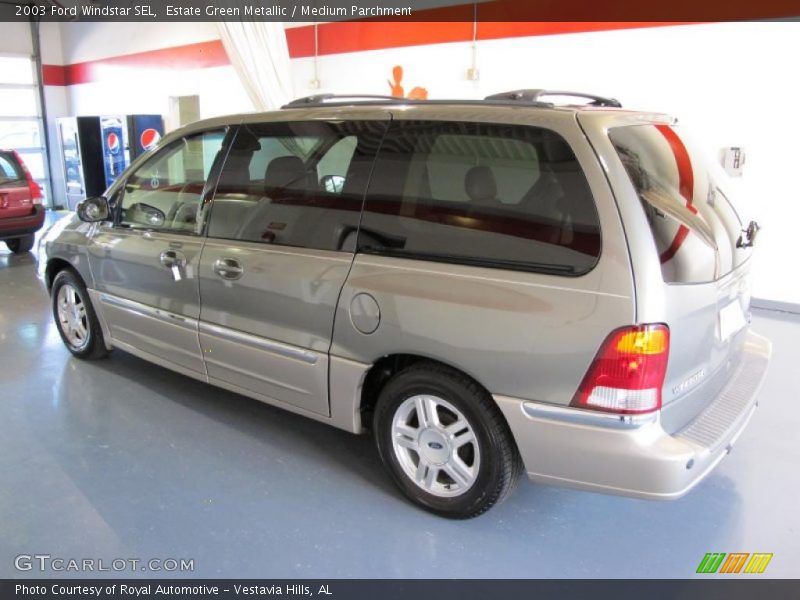 Estate Green Metallic / Medium Parchment 2003 Ford Windstar SEL