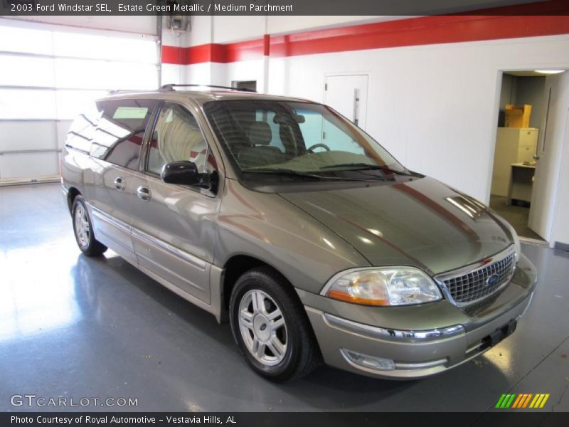 Estate Green Metallic / Medium Parchment 2003 Ford Windstar SEL