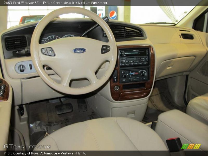Estate Green Metallic / Medium Parchment 2003 Ford Windstar SEL