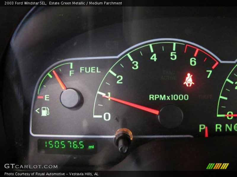 Estate Green Metallic / Medium Parchment 2003 Ford Windstar SEL