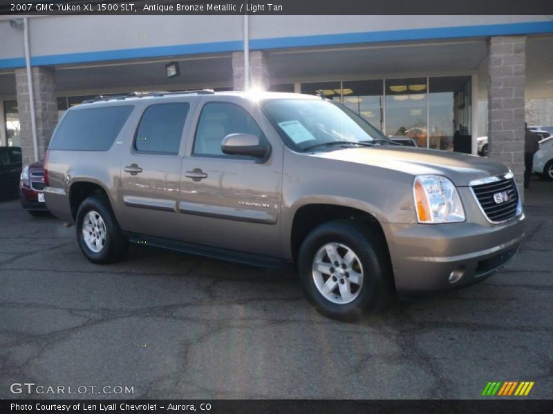 Antique Bronze Metallic / Light Tan 2007 GMC Yukon XL 1500 SLT