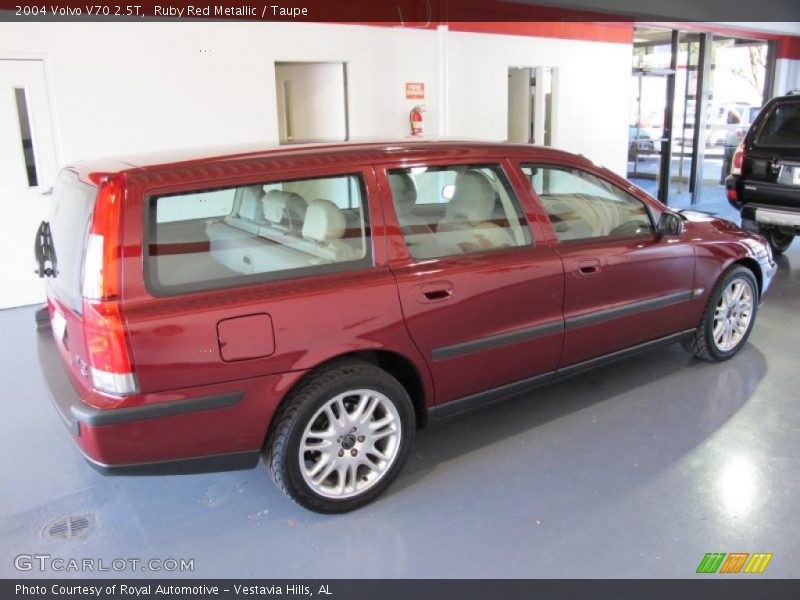 Ruby Red Metallic / Taupe 2004 Volvo V70 2.5T