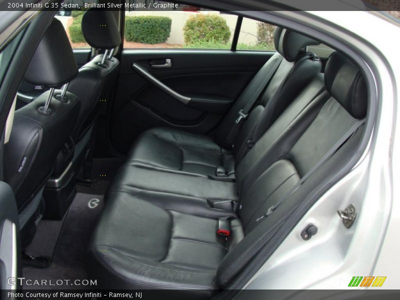 Brilliant Silver Metallic / Graphite 2004 Infiniti G 35 Sedan